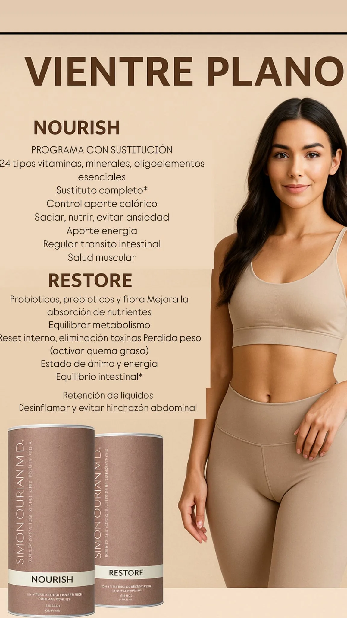 banner vientre plano